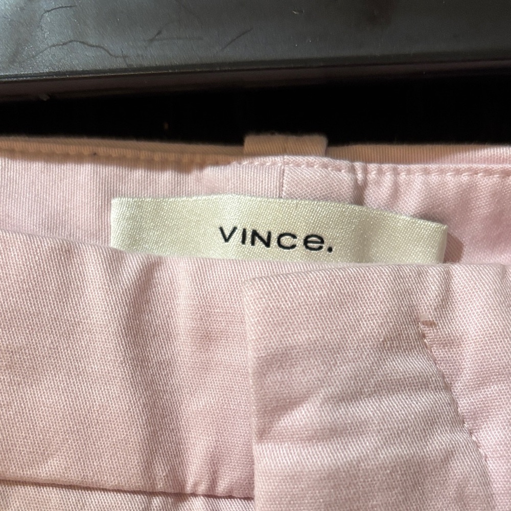 Vince Pale Pink Tailored Shorts - Picture 2 of 4